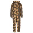 thumbnail image 6 of Taqqpue Women's Onesie Hooded Pajamas Fluffy Zipper Long Sleeve Fleece Jumpsuit Sleepwear, 6 of 9