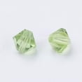 thumbnail image 3 of GKNET Imitation Austrian Crystal Beads Grade AAA Faceted Bicone 3mm/6mm for Jewelry-LimeGreen-3mm (100pc/bag), 3 of 6
