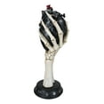 thumbnail image 3 of Gothic Alchemy Skeleton Hand Holding Black Anatomy Heart With Eye Figurine, 3 of 7