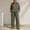 Army Green, variant on Gamivast Sweatsuits 2 Piece Set for Women Half Zip Pullover Sweatshirt Wide Leg Pants Two Piece Fall Winter Activewear Sky Blue L