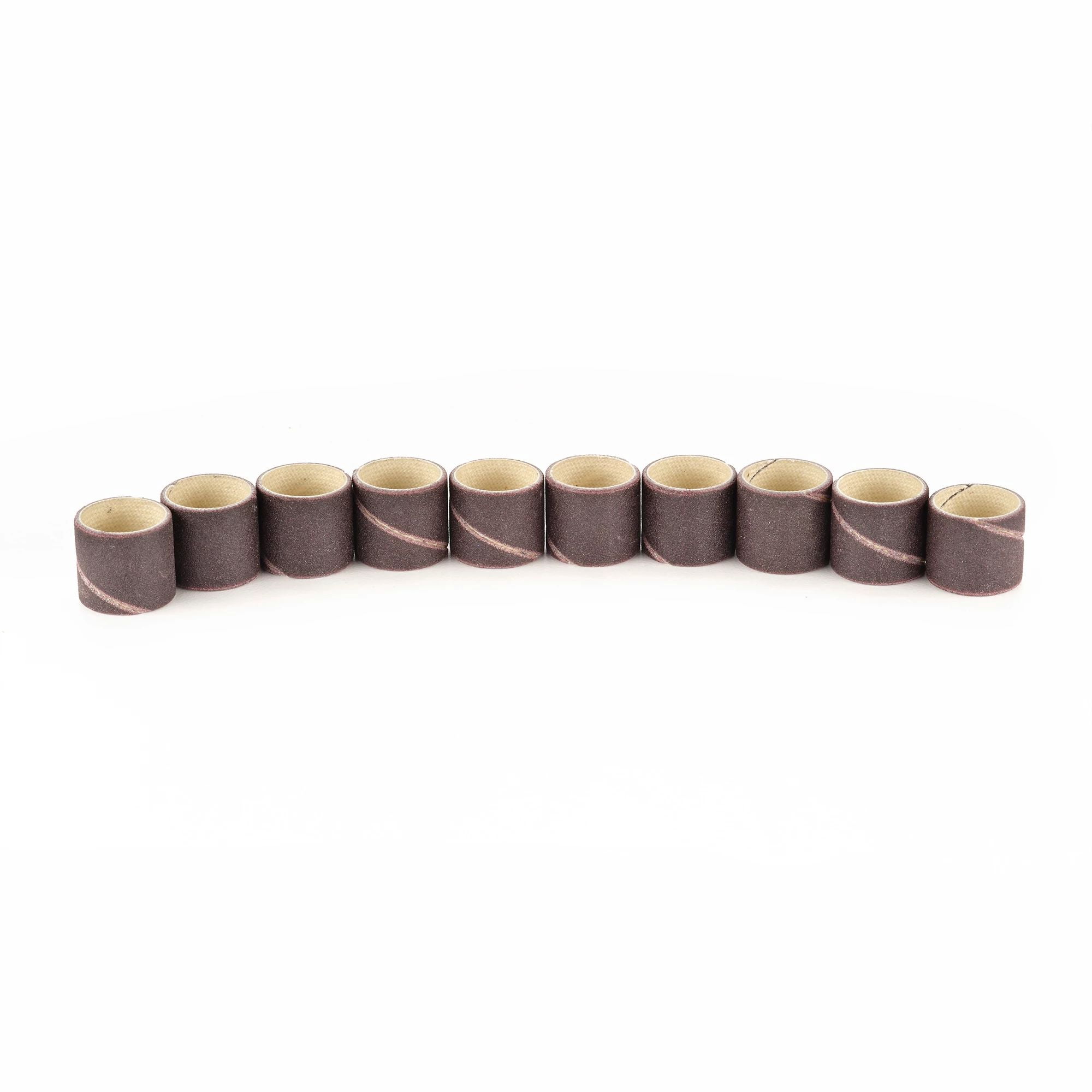 HART 10-Piece 240-Grit 1/2-inch Sanding Bands Rotary Accessory for Metal and Wood (Sandpaper)