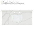 thumbnail image 5 of Altair Design Arbios 48" Modern Stone Vanity Top in Calacatta White, 5 of 7