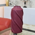 thumbnail image 1 of Handmade Aluminium Geometric Red Cylinder Vase For Indoor & Outdoor Use, 1 of 3