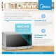 thumbnail image 2 of Microondas Midea 1.1 Pies Silver, 2 of 4
