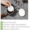 thumbnail image 3 of PinesC 600pcs Coffee Paper Filter, 51mm Unbleached Coffee Filter Paper Round Coffee Maker Filtersatible with Espresso Makers, Disposable Coffee Tea Filters 51mm, 3 of 5