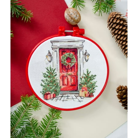 Cross-stitch kit - Festive welcome AHM-089