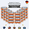 thumbnail image 2 of 24/32pcs 5 Layers Shaver Blades Compatible Cartridges Men Care For Gillette Fusion Razor 32pcs, 2 of 5