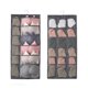 thumbnail image 1 of Organizadores de armario colgantes para ropa interior, calcetines, sujetador, 30 bolsillos de almacenamiento de doble cara, plegables y que ahorran espacio, 1 Uds., 1 of 5