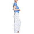 thumbnail image 2 of Goodnight Kiss Women's Pretty Please Lush Luxury Lounge Wear Pajama Set, Blue/Floral, Large, 2 of 3