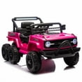thumbnail image 2 of 12V Kids Ride On 6-Wheel electric truck car W/Parents Control, Six-Wheel Suspension, Power display, Searchlight, LED Lights, Music&Bluetooth, USB, MP3&Microphone Ports, Slow start For Kids 3-5, 2 of 8