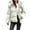 White, variant on Women's Winter Hooded Short Parkas Long Sleeve Thick Down Cotton Padded Coat Plus Size Casual Puffer Jackets (White,XXL)