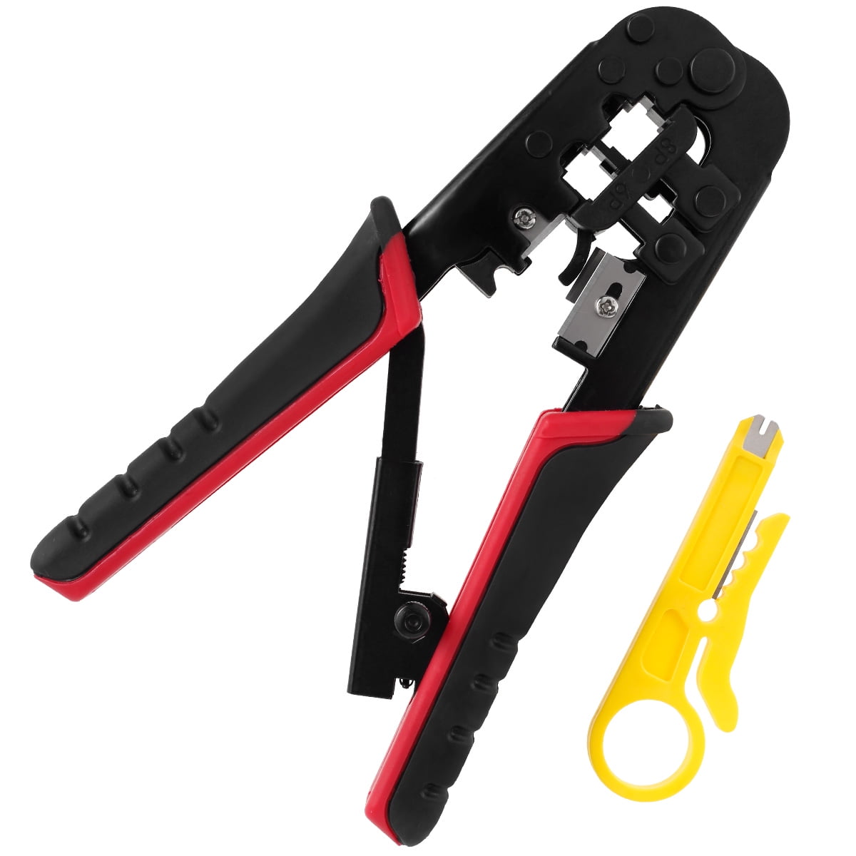 Portable 3in1 Crimping Cutter Cable Wire Stripper Pliers Electrical Crimper Tool 