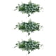thumbnail image 1 of 3X Guirnalda de Hojas de Eucalipto Colgante de Guirnalda de Puerta Frontal Artificial de Botín Verde, 1 of 10