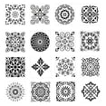 thumbnail image 1 of 16Pcs Plantillas de pared de 6 x 6 pulgadas para pintar,plantilla de azulejos, plantilla de mandala plantillas de muebles, plantillas de piso para suelos de pintura Sunnimix Plantilla de pintura mural Stencil, 1 of 8