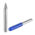 thumbnail image 4 of Unique Bargains 1/8' Shank 0.5mm Tip 30 Degree Solid Carbide Wood Engraving Bit CNC Router Tool 10 Pack, 4 of 6