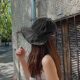thumbnail image 4 of YAOBAMM Lady Cap Women Visor Foldable Solid Color Protection Adjustable UV Breathable Face Protection Gardening Women Summer Hat, 4 of 6