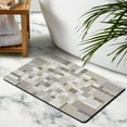 thumbnail image 2 of Tapis de Salle de Bain Durable et Réversible 20x32 Pouces : Lavable en Machine, Parfait pour une Utilisation Intérieure et Extérieure dans l'Entrée, la Cuisine, la Chambre - Tapis de Bienvenue au Design Élégant à Couches, 2 of 5