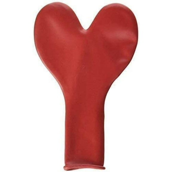 Qualatex 15" Red Heart Latex Balloons (50ct)