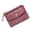 Watermelon Red, variant on Kcolen Slim Front Pocket Wallet for Women with Detachable Key Ring Minimalist Card Holder and Organizer