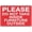 Warning Sign 2, variant on Please Do Not Kick Balls Against The Fence Sign 8"x12" Safety Restriction Alert Attention Caution Warning Notice Aluminum Metal Tin, Fence Ball Ban Marker
