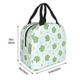 thumbnail image 2 of Pofeuu Kawaii Frogs Print Lunch Bag Lunch Box Large Capacity Insulated Lunch Bag for Adult, Leakproof Reusable Lunch Tote Bags for Work, 2 of 5