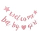 thumbnail image 5 of GOOHOCHY 1Set Baby Shower Banner Bienvenido Baby Girl Banner Baby Shower Decoración de la fiesta, 5 of 7