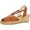 Cuero, variant on Andre' Assous Dainty Leather Espadrille Wedge Sandal