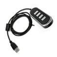 thumbnail image 1 of Ccdes Archuu Convertidor de Adaptador de Cable de línea de conversión de Auriculares de Audio RJ9 a USB con Caja de Control Transmisor de línea de Auriculares de computadora Línea de Auriculares, 1 of 8