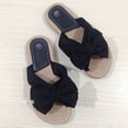 thumbnail image 4 of Sandalias Planas Punta Abierta para Mujeres Nudos Boho (39), 4 of 9