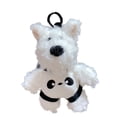 thumbnail image 1 of Llavero con diseño de dibujos animados de perro de peluche del West Highland Terrier, 1 of 3