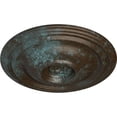 thumbnail image 3 of Ekena Millwork 14 3/4"OD x 1 3/4"P Traditional Ceiling Medallion (Fits Canopies up to 4"), Hand-Painted Bronze Blue Patina, 3 of 6