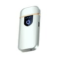 thumbnail image 2 of USB Rechargeable Flameless Electric Lighter with Double Arc Ignition, Windproof, Portable, Slim Design for Outdoor Use, Camping, Hiking - Elegant Gift Box, Multiple Colors Available, 2 of 5
