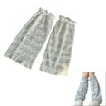 thumbnail image 2 of Fashionable Ruffle Lace Leg Covers for Women Elegant Tiered Leg Warmers Socks, 2 of 17