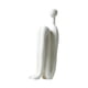 thumbnail image 2 of Colección de esculturas abstractas, artesanías artísticas, estatuas modernas de cerámica para estantes. Blanco, 2 of 9