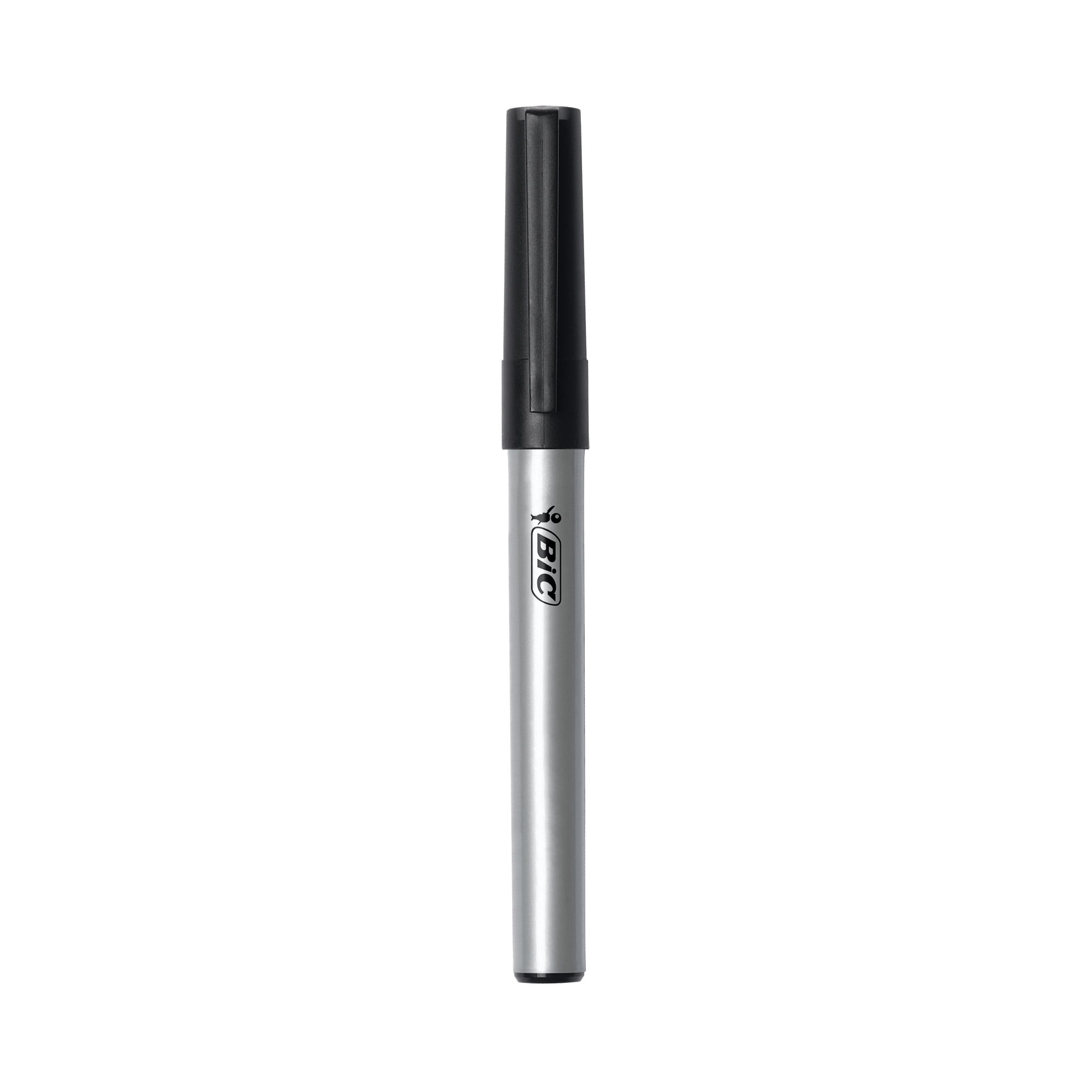 BIC Ecolutions Fine Permanent Markers, Recycled Plastic, Black, 36-Count Pack