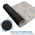 thumbnail image 6 of Long Mouse Pads for Desk,Pink Floral Pattern Desk Mats on Top Of Desks, Desk Mouse Pad Extra Large with 3mm Non-Slip Base and Stitched Edge for Gaming,Office,Work,Home 31.5"x15.7", 6 of 6
