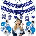 thumbnail image 5 of Graduation Decorations 2025 Congratulations Class Banner, 79 Inch Congratulations Class of 2025, for Classroom, Garden, Graduation Decorations (Blue), 5 of 5