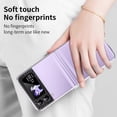 thumbnail image 2 of MonsDirect for 6.7 inch Samsung Galaxy Z Flip 3 5G 2021 Case, Hinge Protection Hard PC Back Shell Anti-Drop Slim Shockproof Full Coverage with Independent Lens Circle for Galaxy Z Flip 3, Clear, 2 of 7