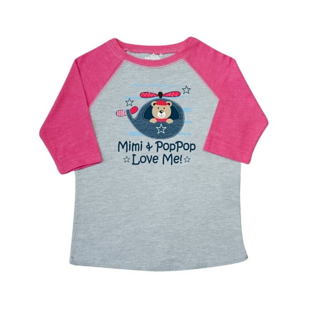 

Inktastic Mimi and PopPop Love Me Gift Toddler Boy Girl T-Shirt
