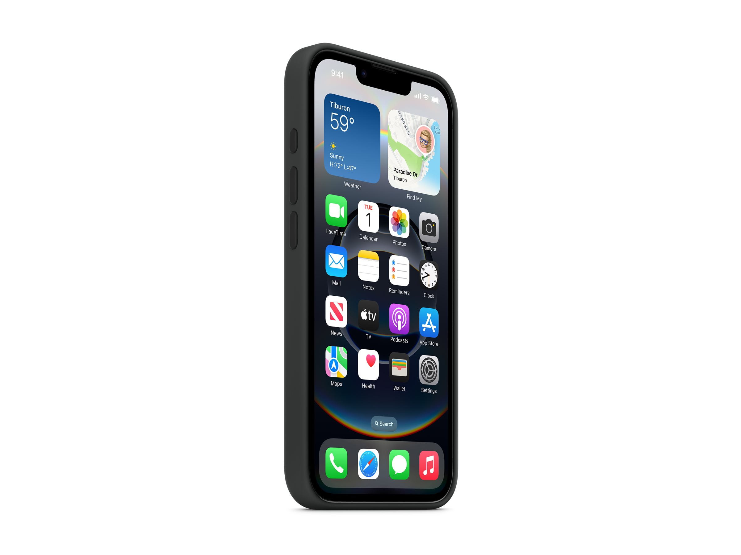 Apple iPhone 16e Silicone Case – Black