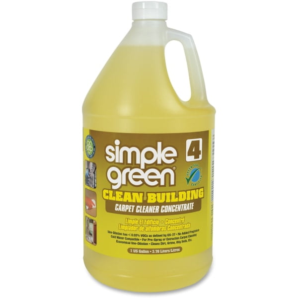 Clean Building Carpet Cleaner Concentrate, Unscented, 1gal Bottle Clean Building Carpet Cleaner Concentrate, Unscented, 1gal Bottle