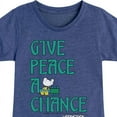 thumbnail image 3 of Woodstock - Give Peace A Chance - Toddler & Youth Girls Short Sleeve Graphic T-Shirt, 3 of 5