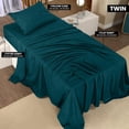 thumbnail image 2 of Juego de sábanas Utopia Bedding, de microfibra cepillada, doble, color verde azulado, 2 of 7