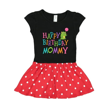

Inktastic Happy Birthday Mommy Party Outfit Gift Toddler Girl Dress