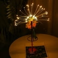 thumbnail image 2 of Luz solar de fuegos artificiales, resistente al agua, con destellos, colorida, estable, con forma de estrella, multicolor Blanco cálido ordinario, 2 of 9