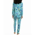 thumbnail image 2 of N Natori womens  2pc Fleur Dragon Cozy Knit Pajama Set, XL, Blue, 2 of 3