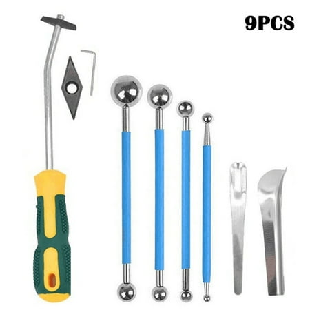 

Goodhd 9Pcs Filling and Caulking Kit Grout Removal tool Tile Floor Seam Repair tools