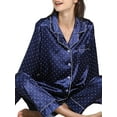 thumbnail image 3 of Coduop Women Long Sleeve 2 Piece Pajama Set Flower/Heart/Dot Print Sleepsuit Nightwear Set, 3 of 5