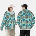 thumbnail image 5 of Picia Turtles And Seahorses Women's Men's UPF 50+ Sun Protection Hoodie Shirt Long Sleeve SPF Fishing Outdoor UV Hiking Lightweight Shirts-Medium, 5 of 9