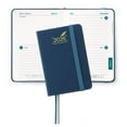 thumbnail image 1 of BEZEND Mini Agenda 2026 Bi-Daily & Weekly, (3.25" x 4.75") Pocket Planner- Two Days per Page Runs Jan to Dec 26, Monthly Calendar with Ribbon Bookmarks, Vegan Leather Hardcover - Prussian Blue, 1 of 6